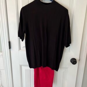 Romans slacks and H&M sweater top bundle